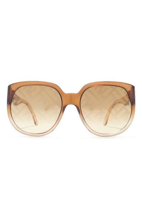 fendi 60mm gradient round sunglasses|Fendi Round Gradient Sunglasses .